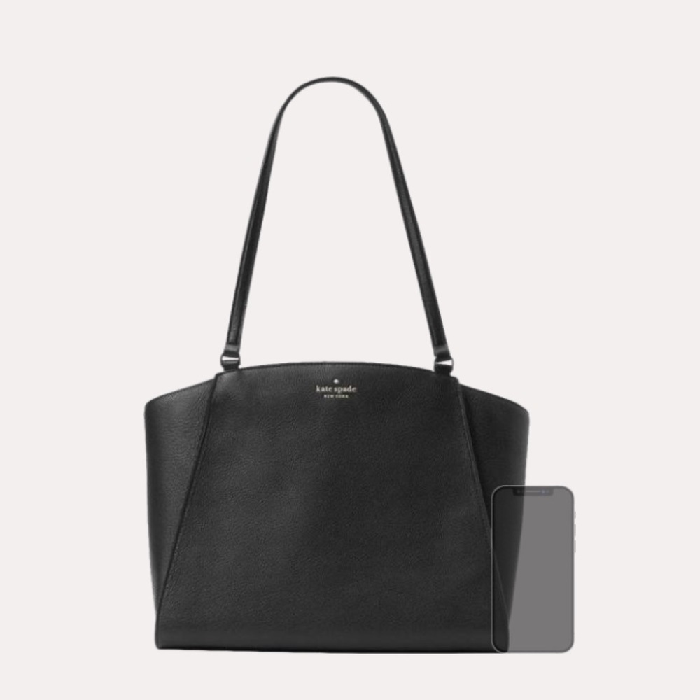 Kate Spade black laptop brim handbag